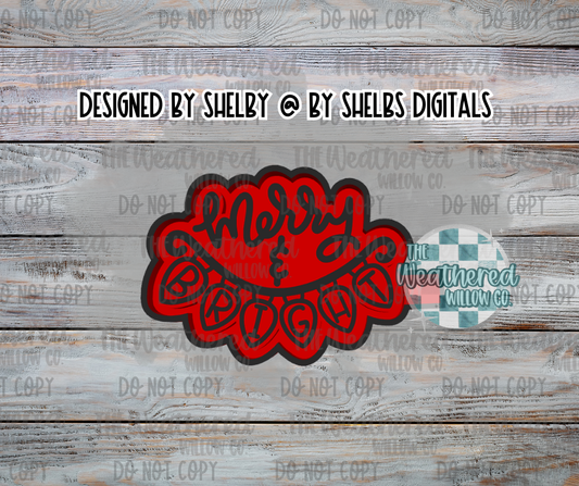Merry & Bright lights - Silicone Freshie Mold
