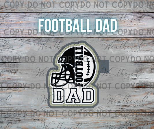 Football Dad - Silicone Freshie Mold