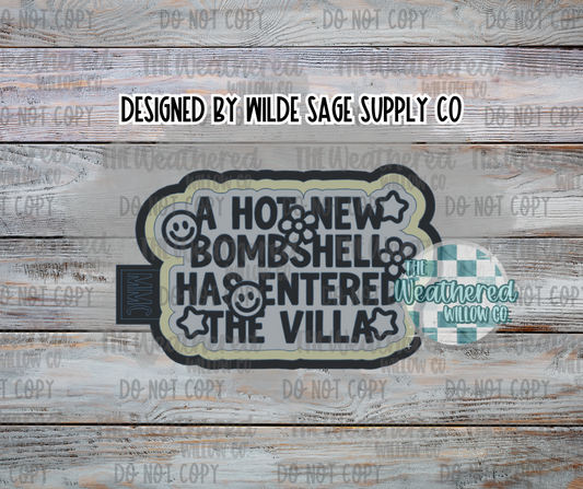 Bombshell in villa - Silicone Freshie Mold
