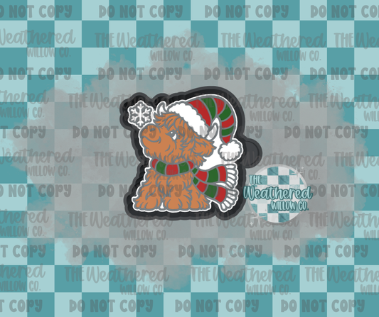Snowflake Highland - Silicone Freshie Mold