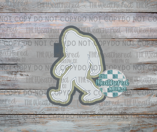 Sasquatch Silhouette - Silicone Freshie Mold