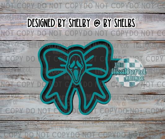 Scream Bow - Silicone Freshie Mold