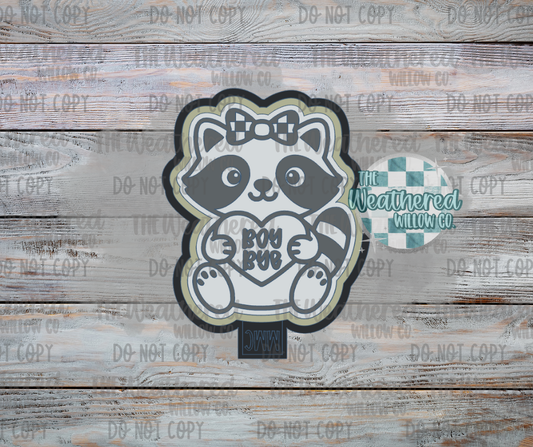 Boy bye raccoon - Silicone Freshie Mold