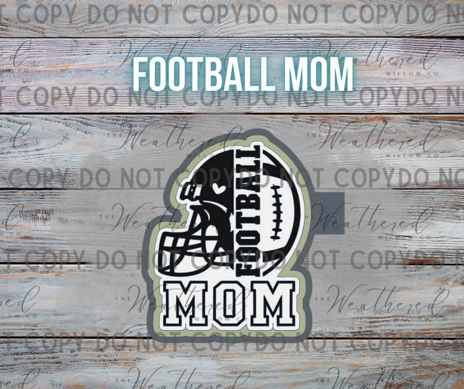 Football Mom - Silicone Freshie Mold