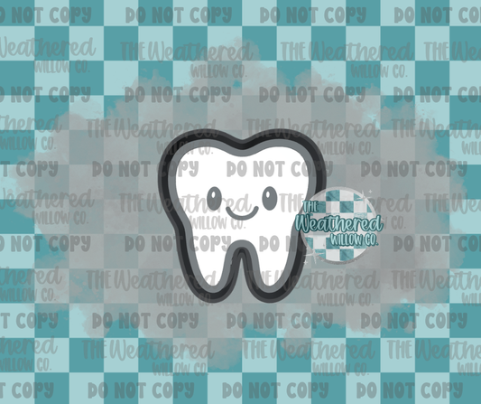 Tooth with face - Silicone Freshie Mold