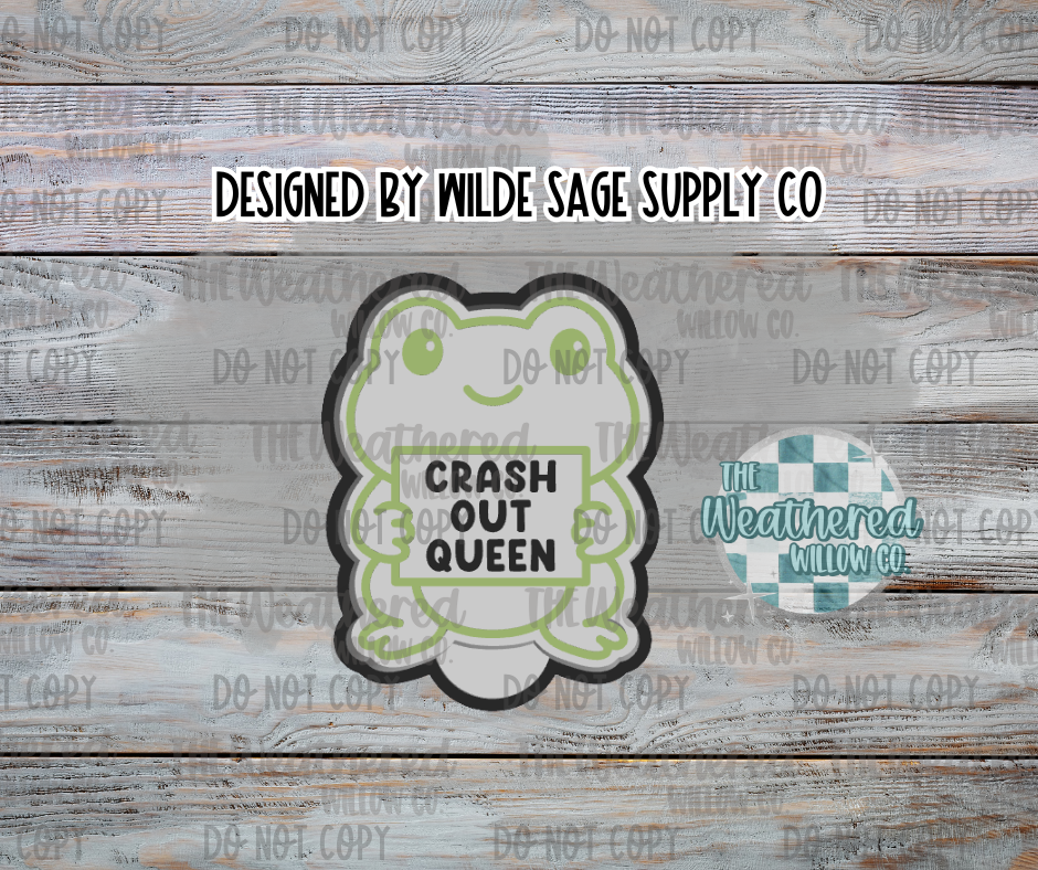Crash Out Queen - Silicone Freshie Mold