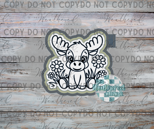 Cute Moose - Silicone Freshie Mold