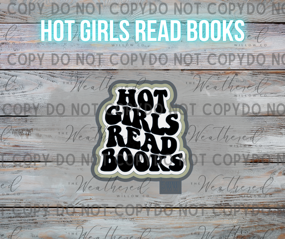 Hot girls read books - Silicone Freshie Mold