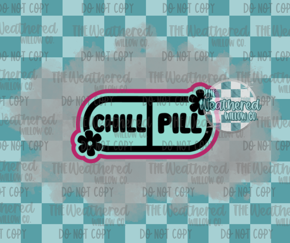 Chill pill - Silicone Freshie Mold