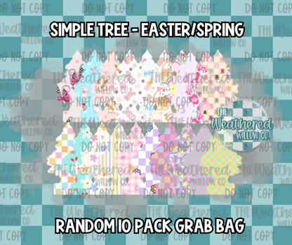 Simple Pine Tree - Premium Cardstock Grab Bag