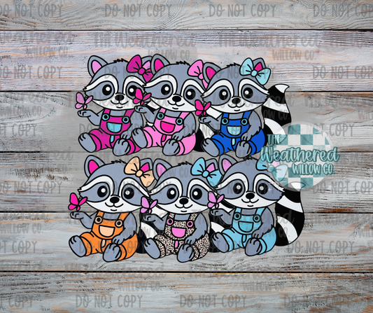 Butterfly Raccoon - Premium Cardstock Grab Bag
