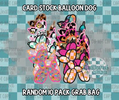 Card stock Balloon Dog FULL Card Stock - Premium Cardstock Grab Bag