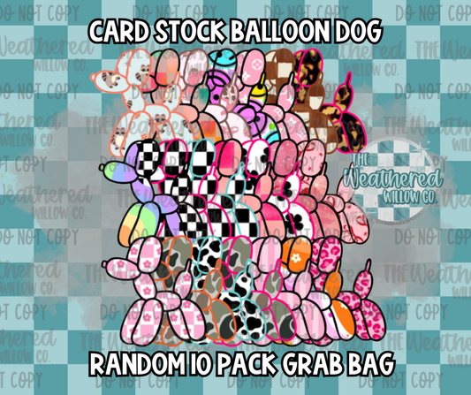 Card stock Balloon Dog FULL Card Stock - Premium Cardstock Grab Bag