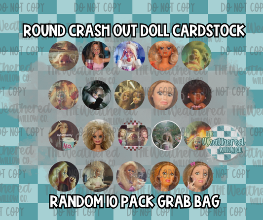 Circle Crash out doll - Premium Cardstock Grab Bag