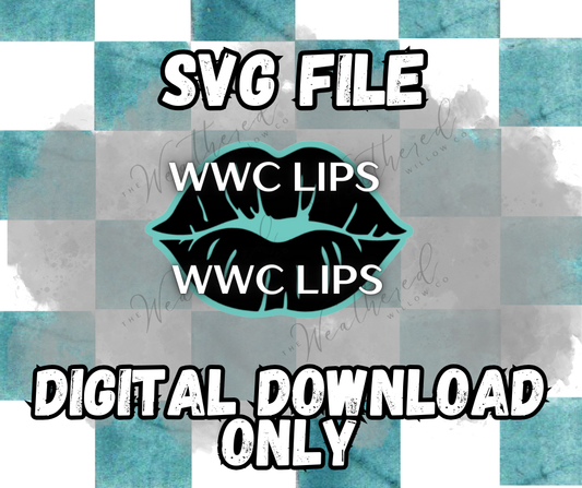 WWC Lips SVG ** DIGITAL DOWNLOAD**