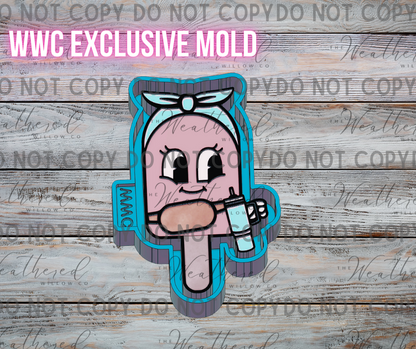 Boujee Popsicle; WWC EXCLUSIVE MOLD - Silicone Freshie Mold