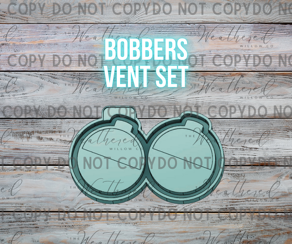 VENT SET; Bobbers - Silicone Freshie Mold