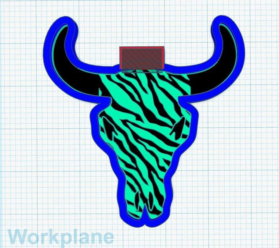 Zebra - Silicone INSERT for Blank bull head ONLY