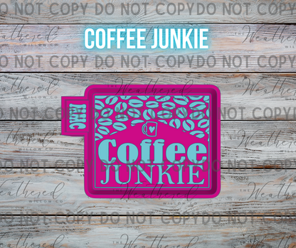 Coffee Junkie - Silicone Freshie Mold