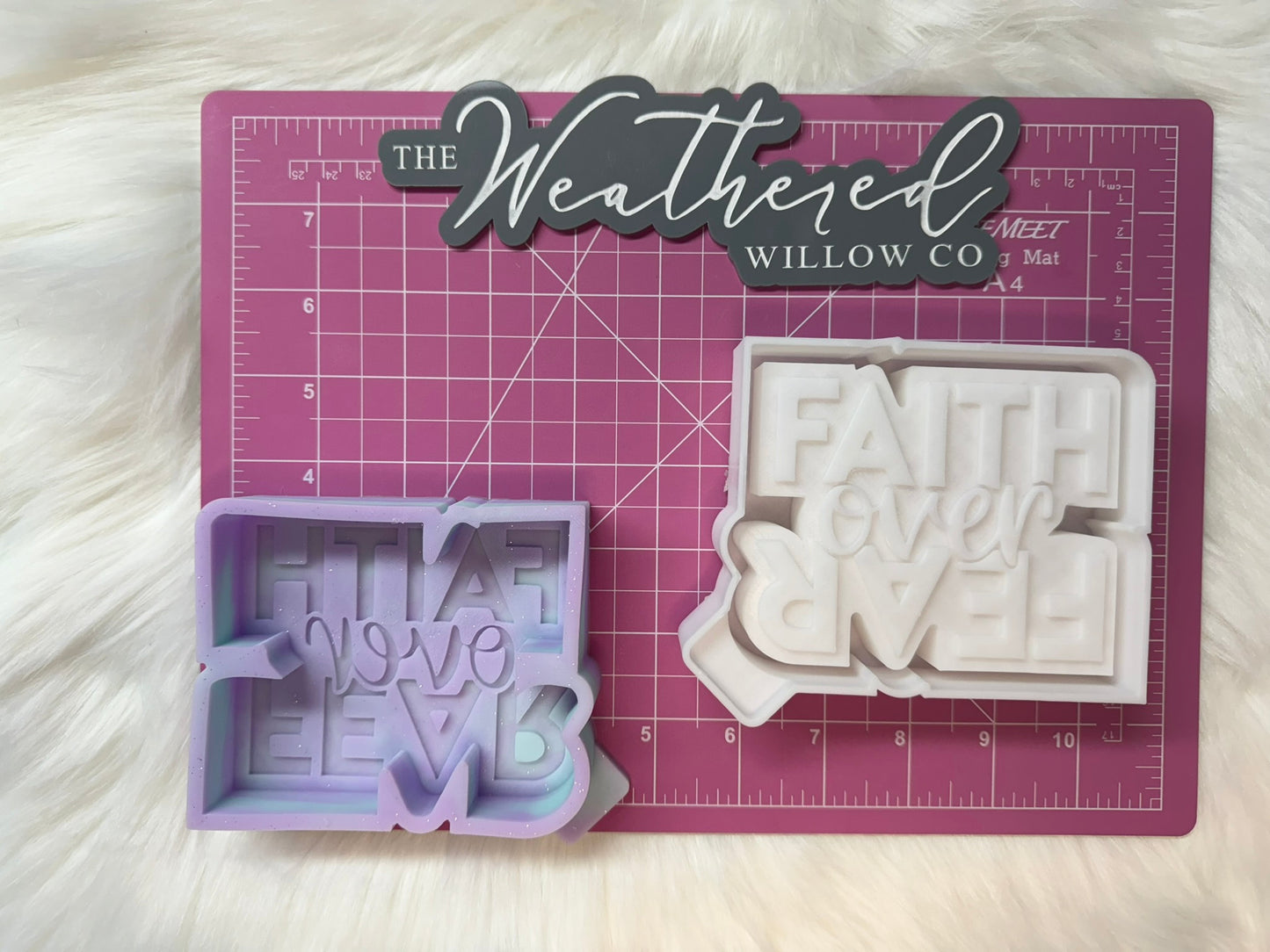 Faith over fear - Silicone Freshie Mold