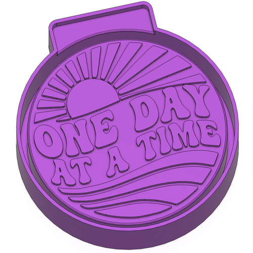 One day at a time - Silicone Freshie Mold