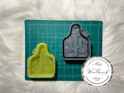 Cowtag Cactus - Silicone Freshie Mold