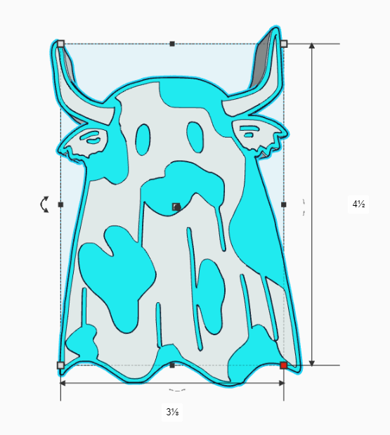 Ghost Cow - Silicone Freshie Mold