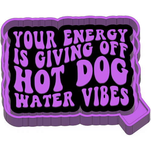 Hotdog water vibes - Silicone Freshie Mold