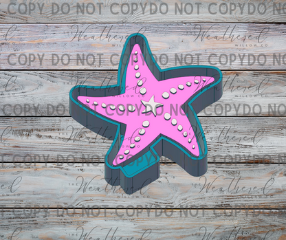 Starfish - Silicone Freshie Mold