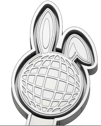 Disco Bunny - Silicone Freshie Mold