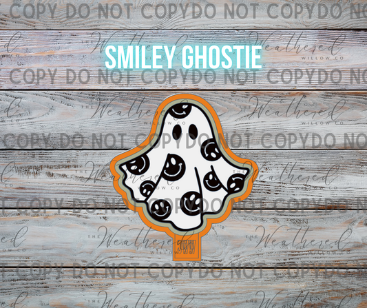 Smiley Ghostie - Silicone Freshie Mold