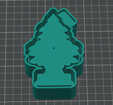 Simple Pine Tree - Silicone Freshie Mold