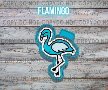 Flamingo - Silicone Freshie Mold