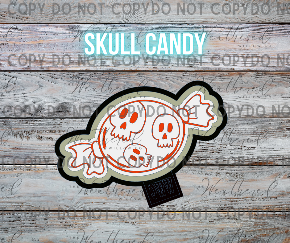 Skull Candy - Silicone Freshie Mold