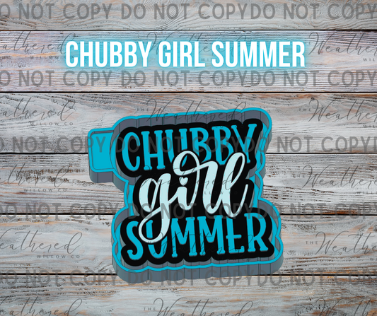 Chubby girl summer - Silicone Freshie Mold