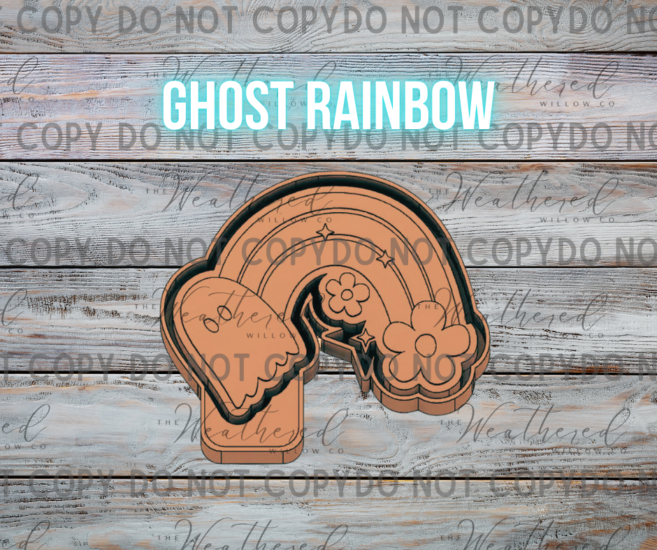 Ghost Rainbow - Silicone Freshie Mold