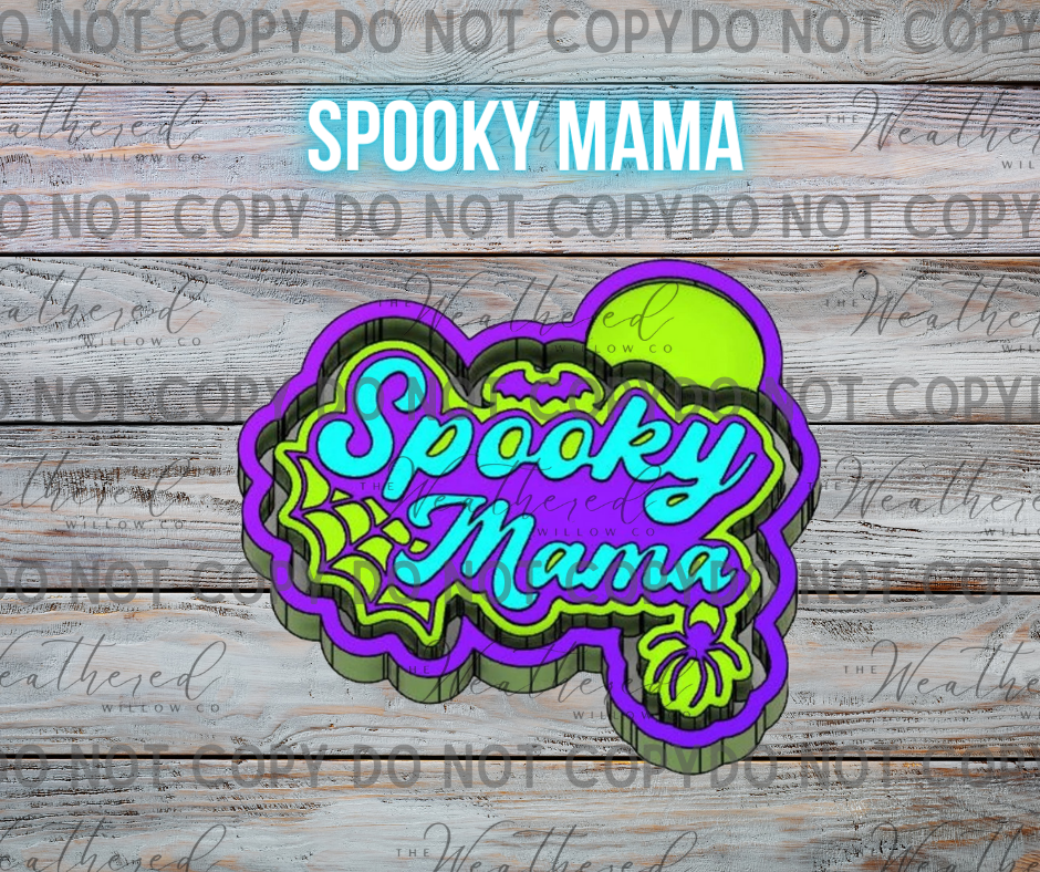 Spooky Mama - Silicone Freshie Mold