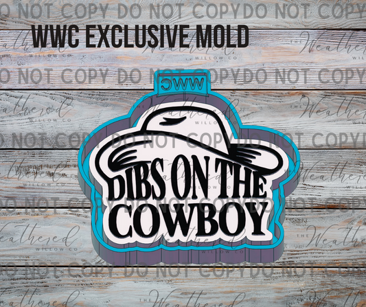 Dibs on the cowboy; WWC EXCLUSIVE MOLD - Silicone Freshie Mold