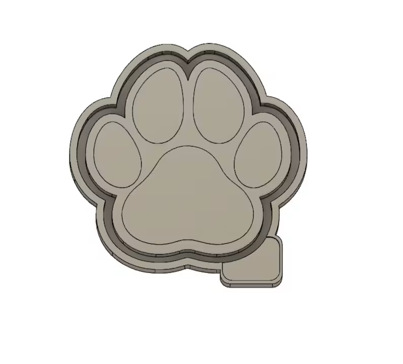 Paw Print - Silicone Freshie Mold