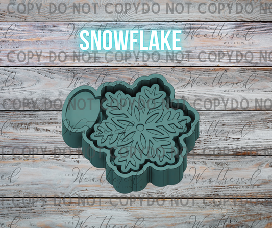 Snowflake - Silicone Freshie Mold