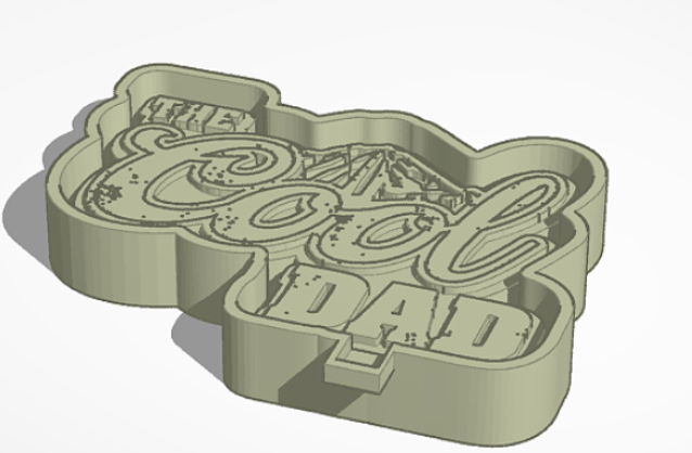 The cool dad - Silicone Freshie Mold