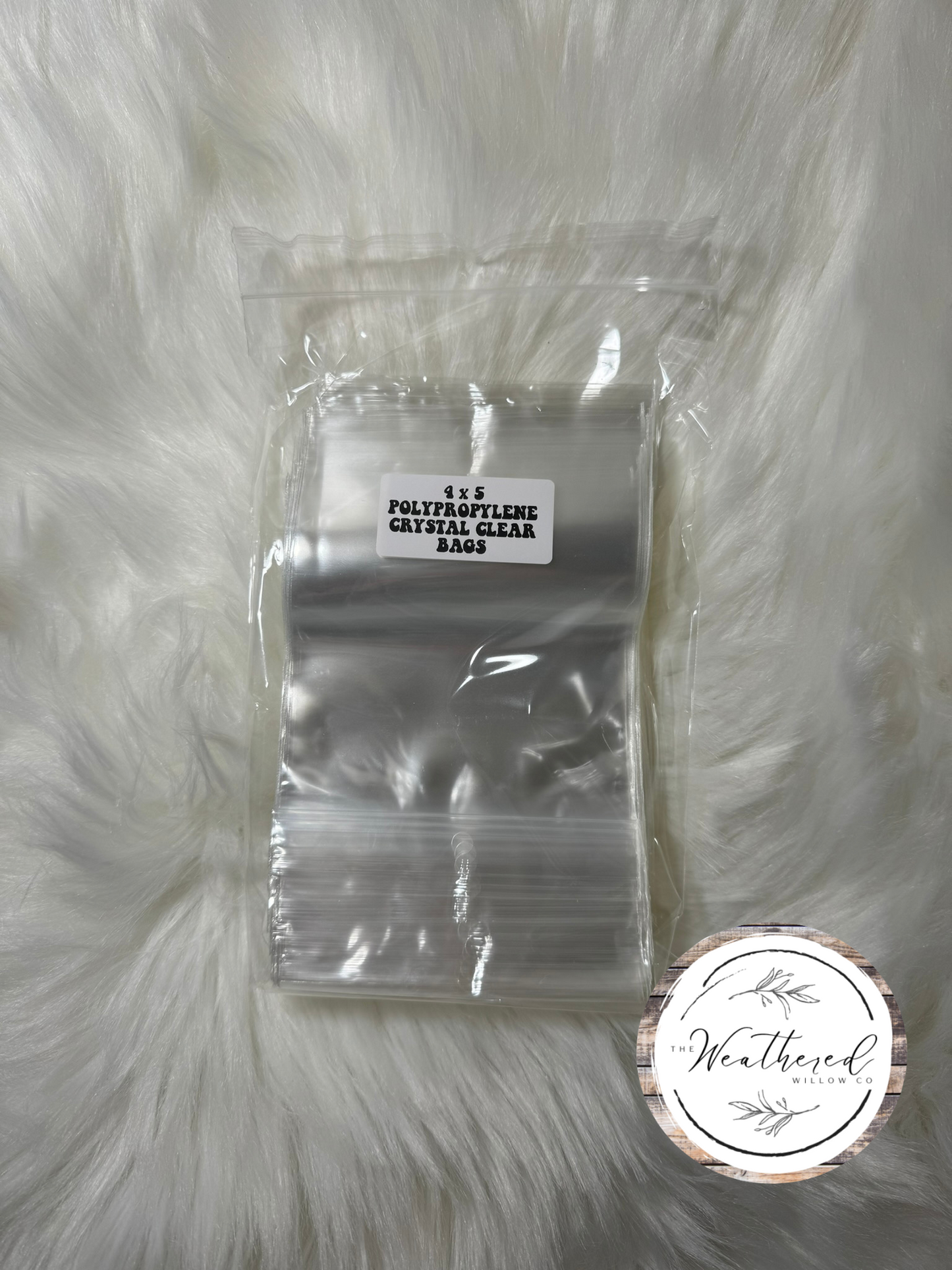 4 x 5 Crystal Clear Polypropylene Bags