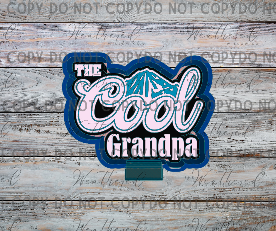 The cool grandpa - Silicone Freshie Mold