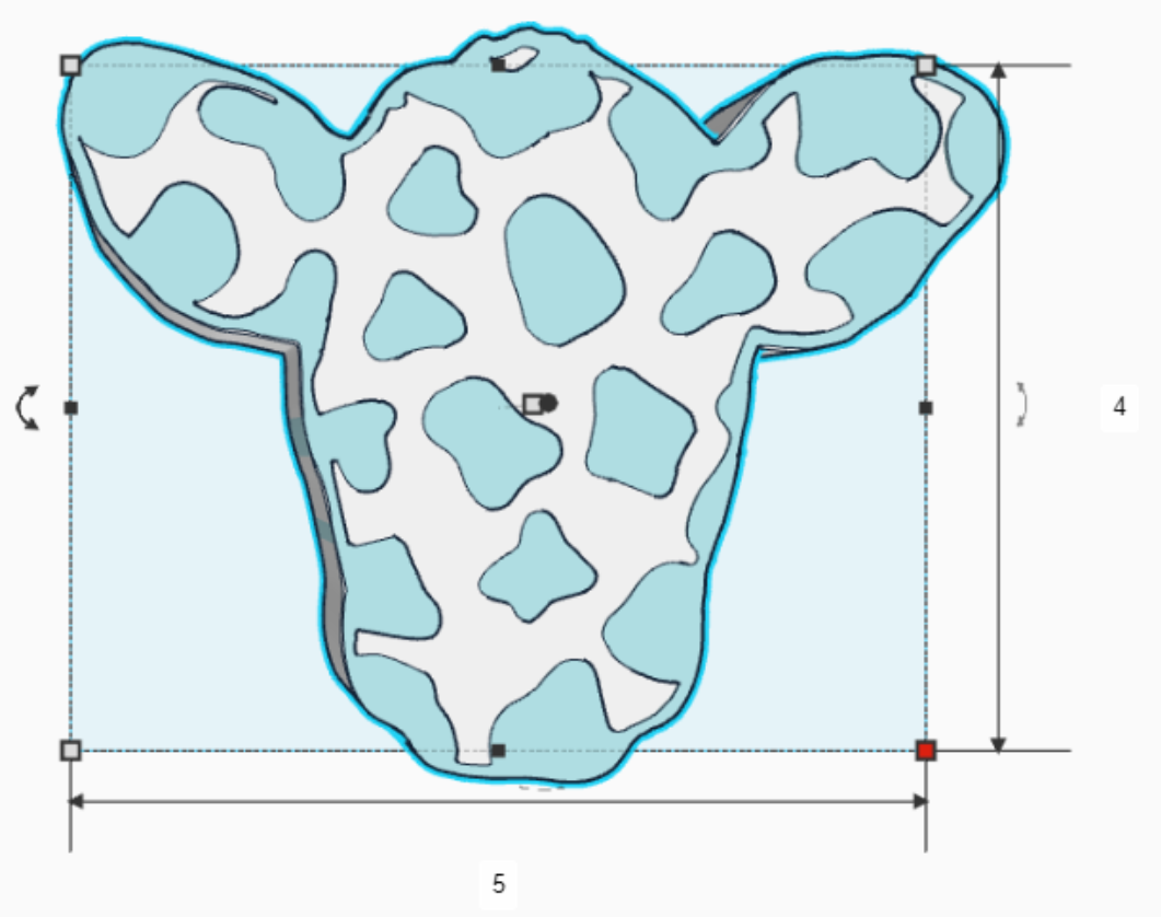 Cowprint Cowhead - Silicone Freshie Mold