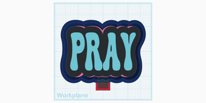 Pray - Silicone Freshie Mold