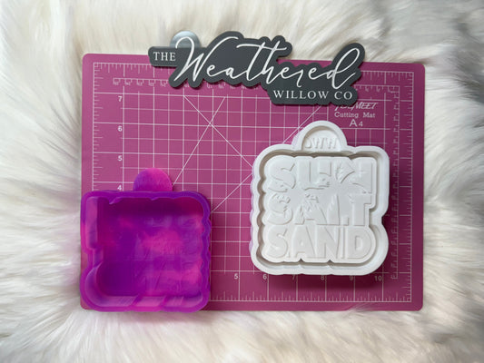 Sun.Salt.Sand - Silicone Freshie Mold