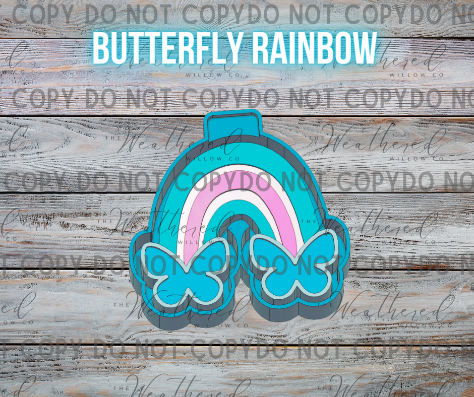 Butterfly rainbow - Silicone Freshie Mold