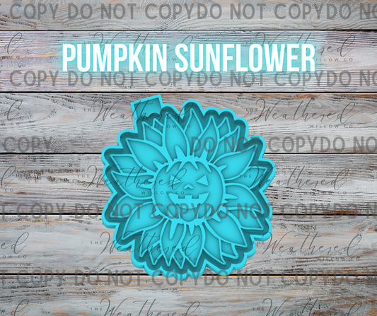 Pumpkin Sunflower - Silicone Freshie Mold