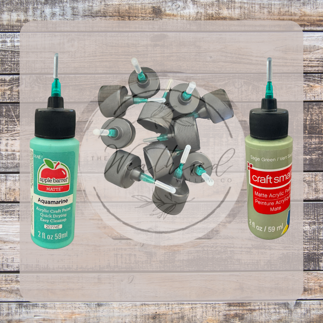 Manual Paint Caps Paint Bottle Cap w/ 18g needle tip – The Weathered Willow Co