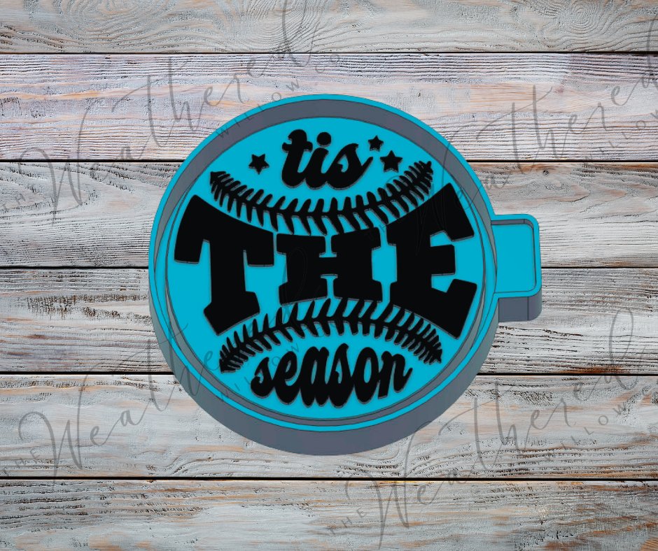 Tis the season baseball - Silicone Freshie Mold